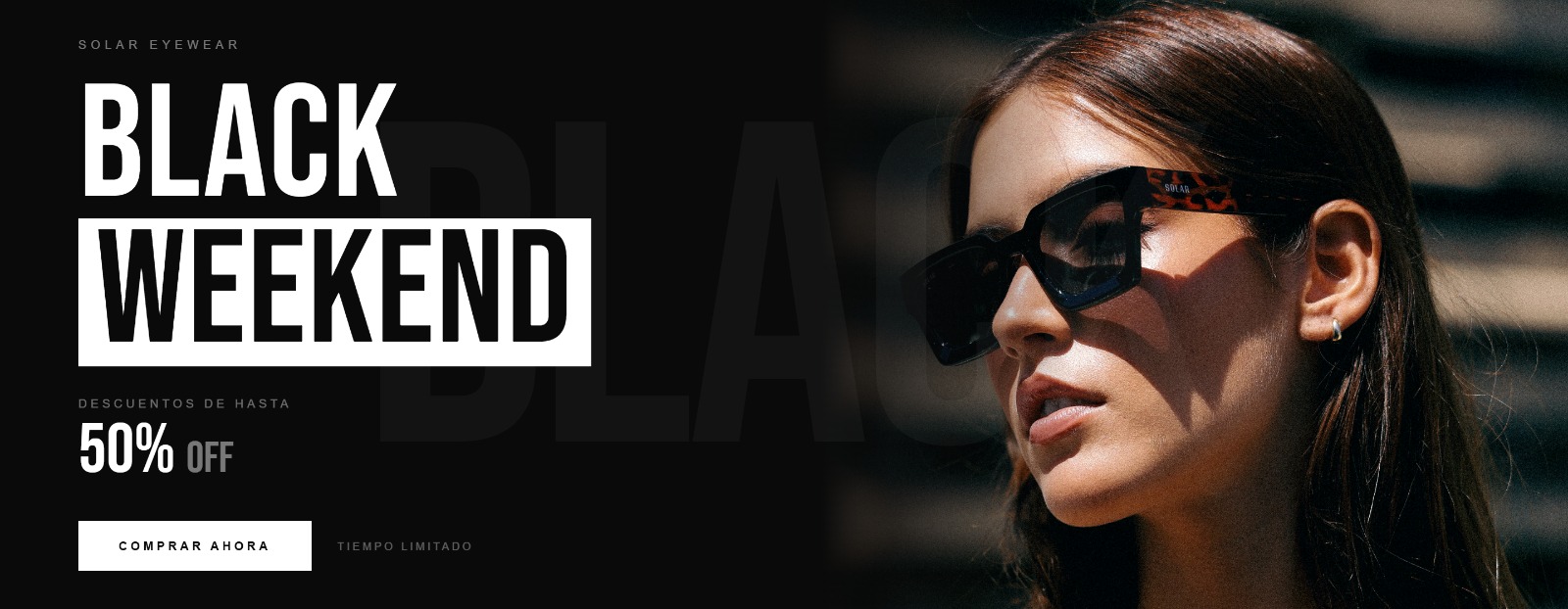 SOLAR — Black Weekend · hasta 50% off