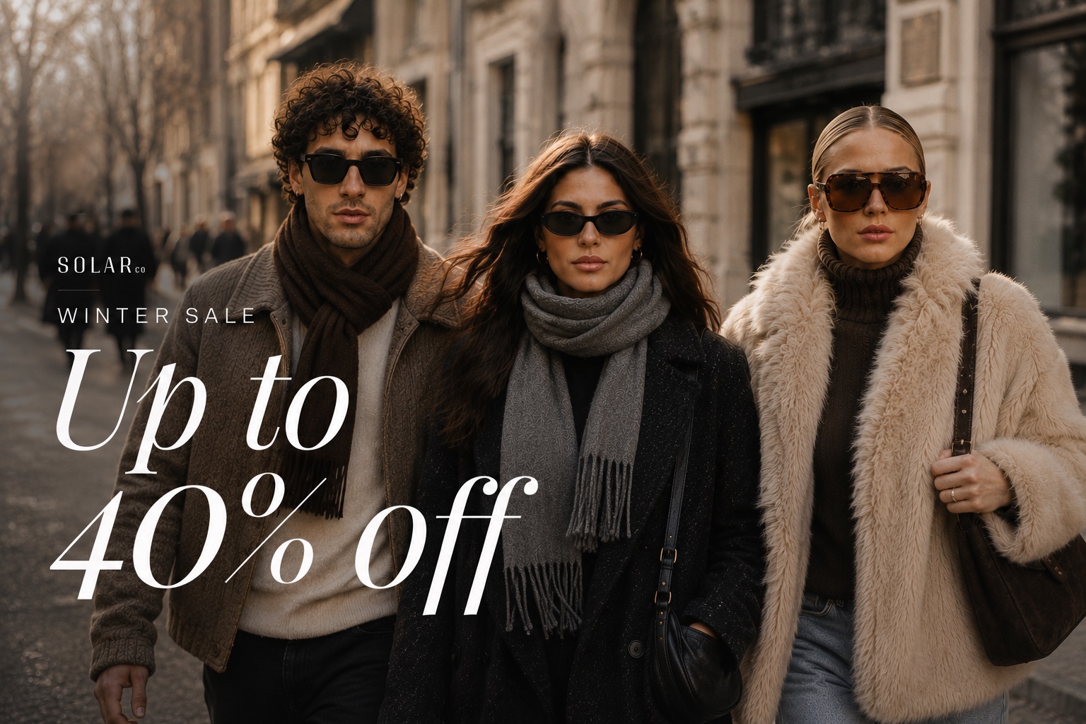 SOLAR — Winter Sale · hasta 40% off